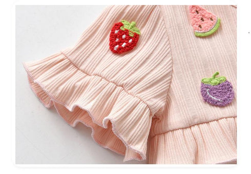 Short Sleeve Triangle Ha Clothes Baby Girl Climbing Clothes Summer Fart Clothes